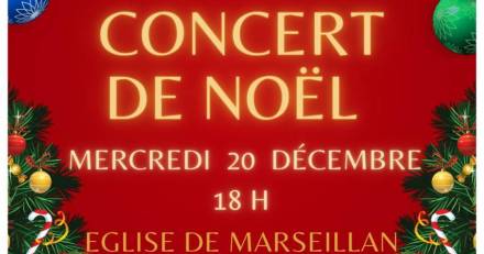Marseillan - Concert de Noël de la chorale ARPEGES  le Mercredi 20 décembre à 18h00 !